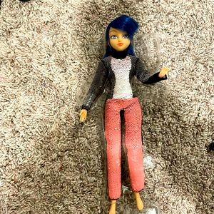 Miraculous doll no accessories just doll flip sequins